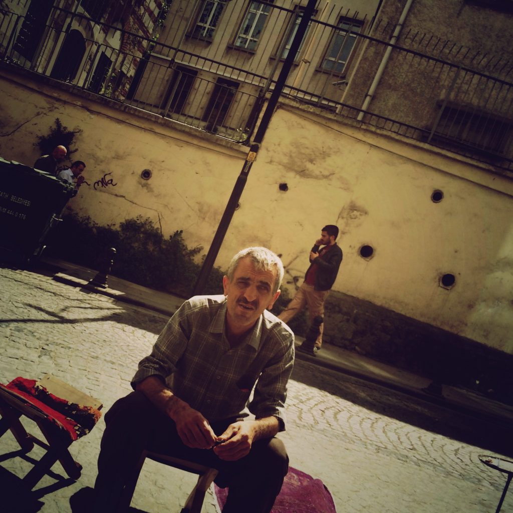 Man on street - Istanbul, Turkey 2014