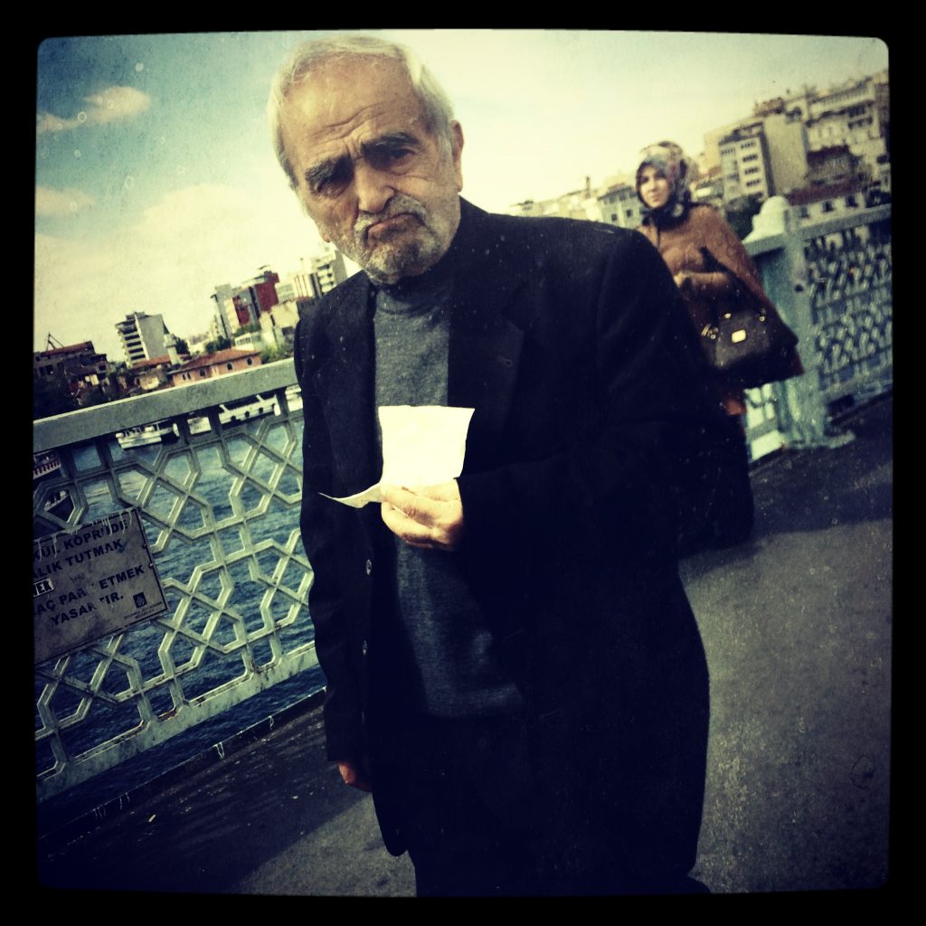 Man on Bridge - Istanbul, Turkey